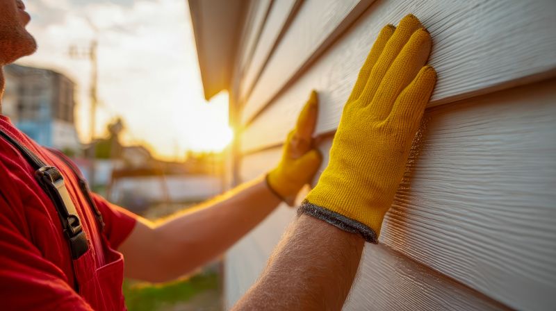 Professional Siding Repair Work